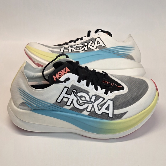 New Hoka One Rocket X 2 Carbon Plate Running Sneakers Women's Size 8.5 - Picture 1 of 11